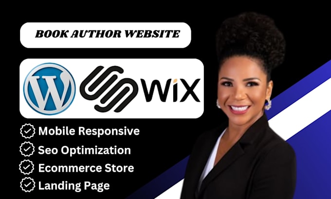 Gig Preview - Create ebook landing page, author website, publisher website