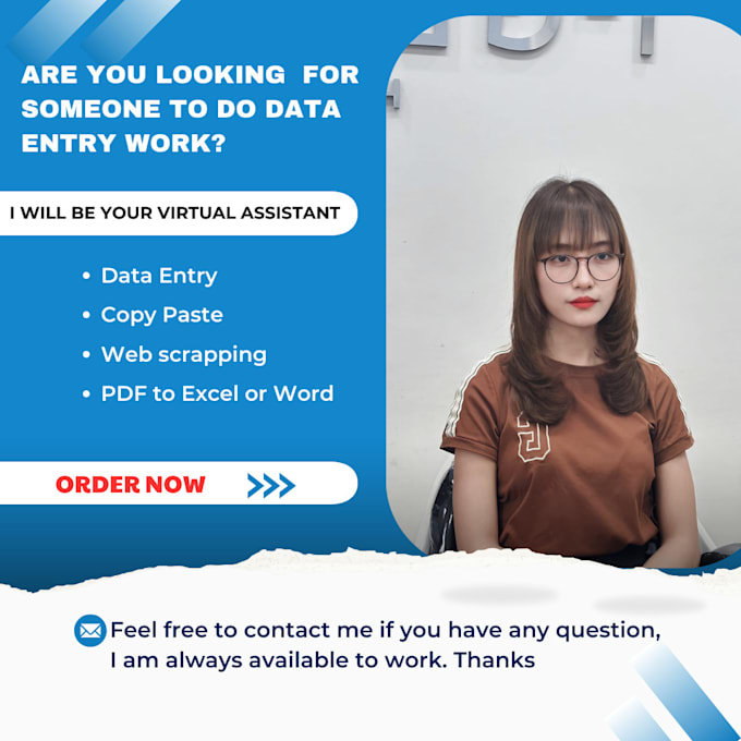 Bestseller - do fast any data entry accurately for you