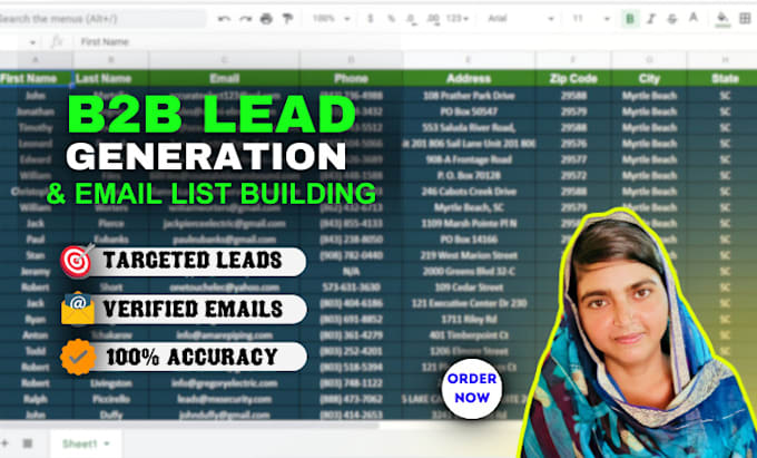 Gig Preview - Do b2b lead generation and build a prospect email list