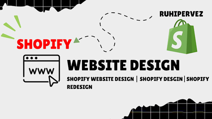 Gig Preview - Shopify design shopify redesign shopify store redesign shopify website redesign