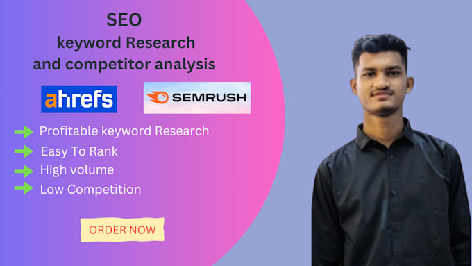 Gig Preview - Do  profitable keyword research and competitor analysis