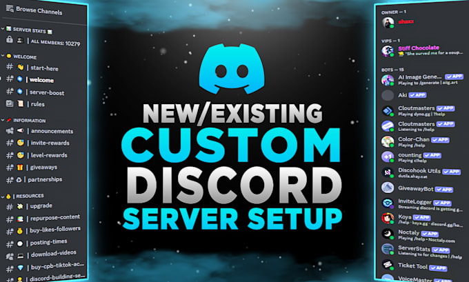 Bestseller - setup new and existing discord server setup, whop setup within 24 hours