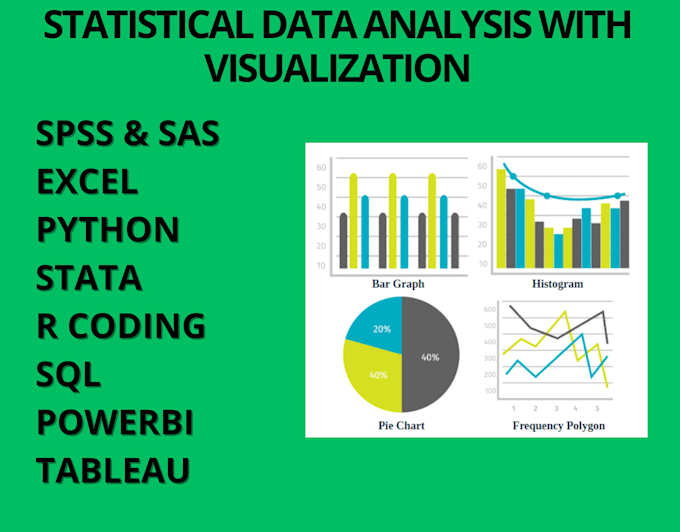 Bestseller - statistical data analysis, data visualization with python, stata, spss and excel