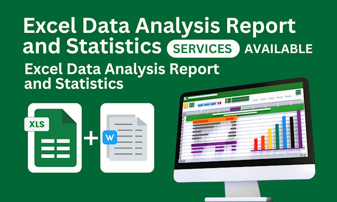 Gig Preview - Do excel statistics analysis report research and finance analysis