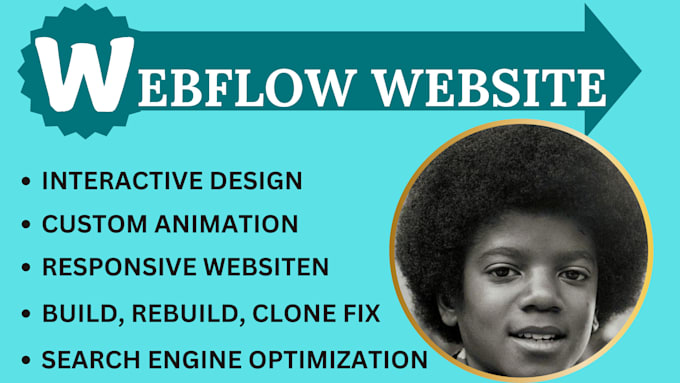 Gig Preview - Design develop clone webflow website framer website seo optimization