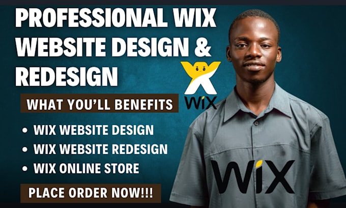 Gig Preview - Design highly responsive wix website wix website redesign wix website design