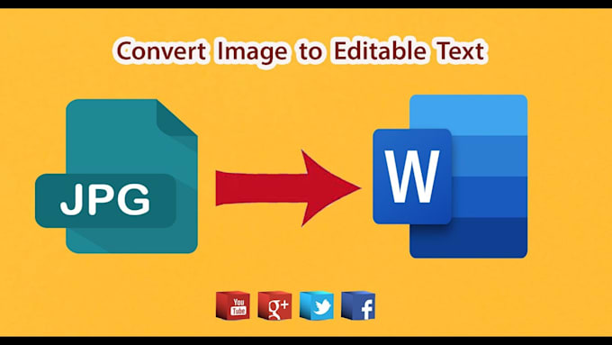 Gig Preview - Convert your images to word and pdf format