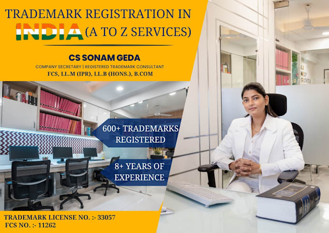 Gig Preview - Be your trademark attorney helping register your trademark in india