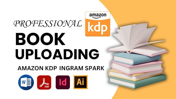 Gig Preview - Format edit book uploading for amazon kdp lulu ingram spark blurb barnes noble