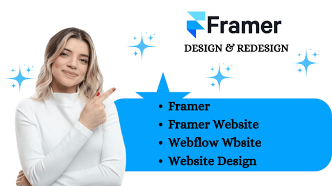 Gig Preview - Design responsive and modern framer business website