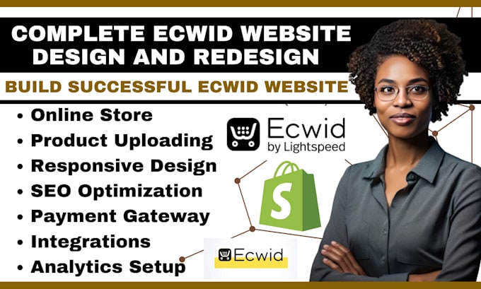 Bestseller - design ecwid store redesign ecwid website product upload ecwid seo optimization