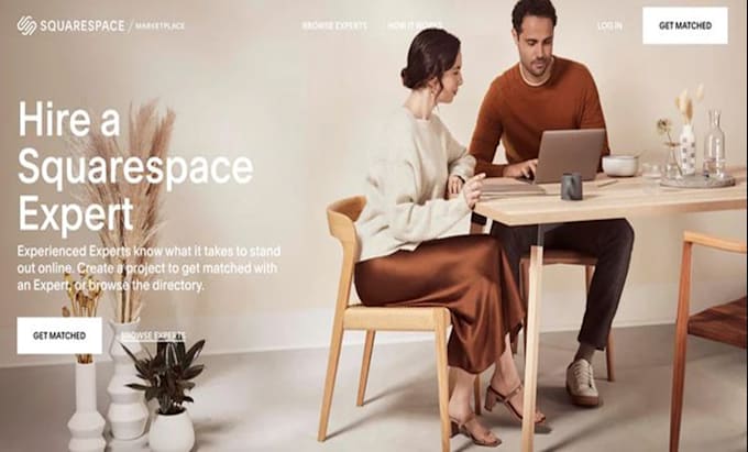 Gig Preview - Be your squarespace website design expert