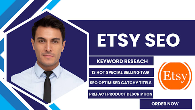 Gig Preview - Write optimized product titles and tags for etsy SEO and etsy product listing