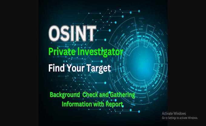 Gig Preview - Be your private investigator, osint, detective, background check