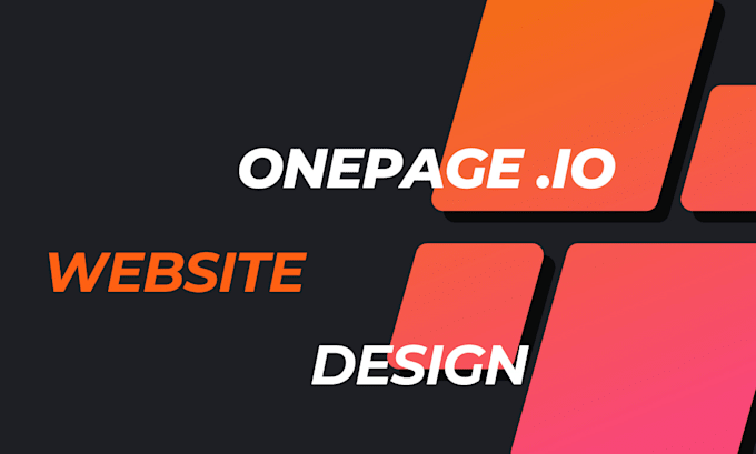 Gig Preview - Create website or landing page with onepage dot io