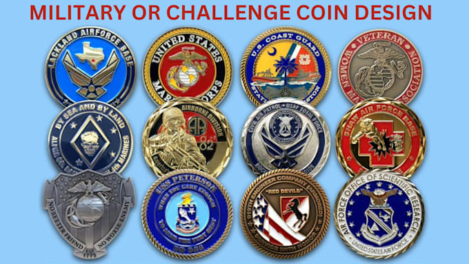 Gig Preview - Do military or challenge coin design