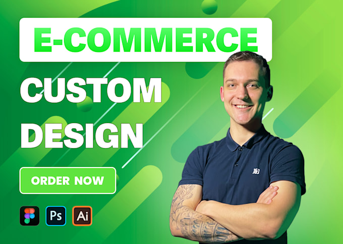 Gig Preview - Custom ecommerce UI UX figma design website to boost sales