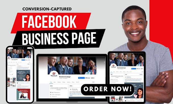 Gig Preview - Do conversion captured facebook business page creation