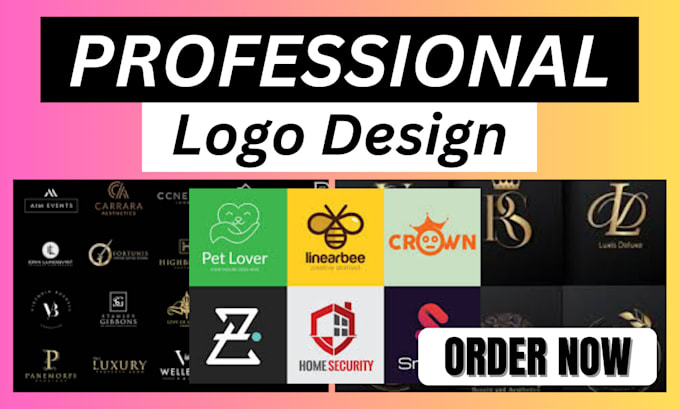 Gig Preview - Design professional modern business logo for your unique luxury brand design