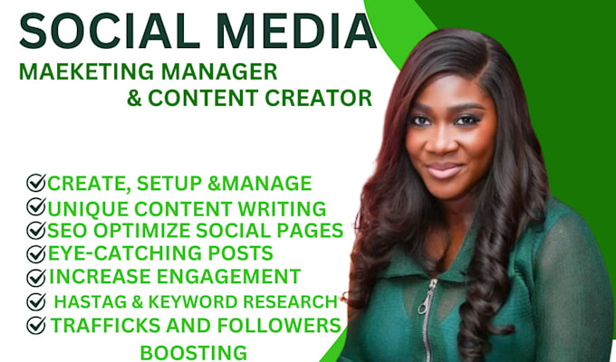 Bestseller - be your social media marketing manager and content creator