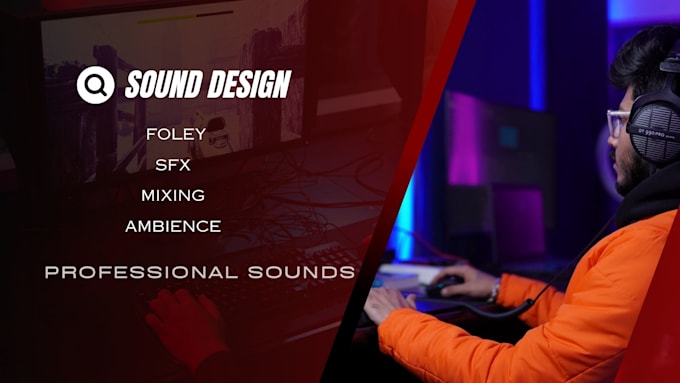 Gig Preview - Design high quality sound effects for your game, film, ad projects with music