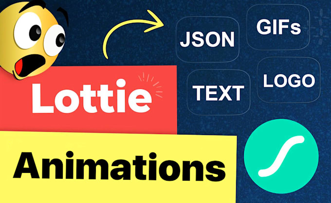 Bestseller - craft lottie, json, gif, icon, text, loading, logo animation for website and app