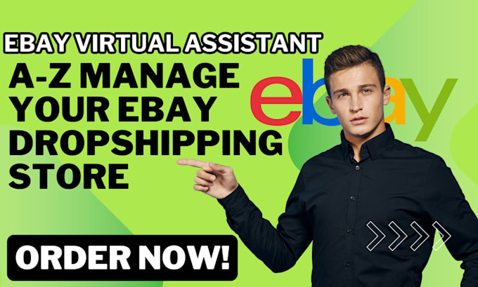 Gig Preview - Be your professional ebay virtual assistant i am expert in ebay dropshipping