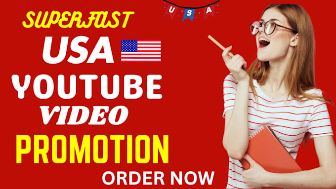 Gig Preview - Do superfast USA youtube video promotion to grow subscription and increase views