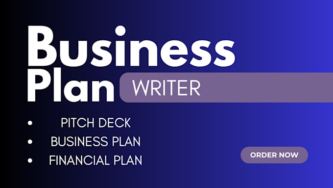 Gig Preview - Write non profit business plans