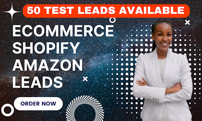 Gig Preview - Provide exclusive ecommerce leads for targeted shopify store business leads