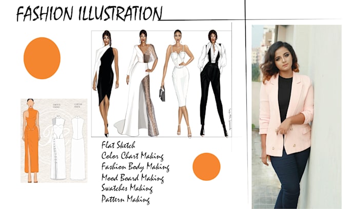 Gig Preview - Fashion illustration,fashion body illustration