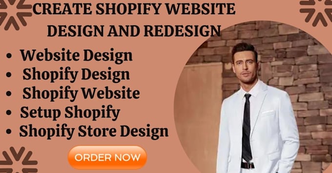 Bestseller - create shopify website design shopify website redesign shopify store design