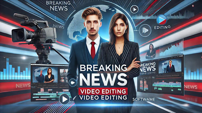 Gig Preview - Create a high quality breaking news spokesperson video in 4k resolution