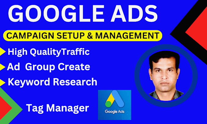 Gig Preview - Setup and manage your google ads campaign to increase business