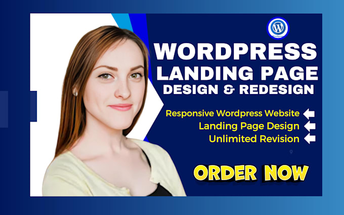 Gig Preview - Create responsive wordpress landing page, elementor landing page