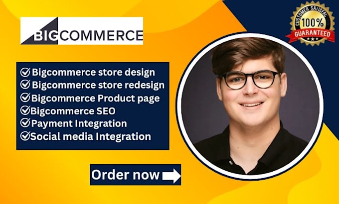 Gig Preview - Do bigcommerce store design bigcommerce redesign and bigcommerce landing page