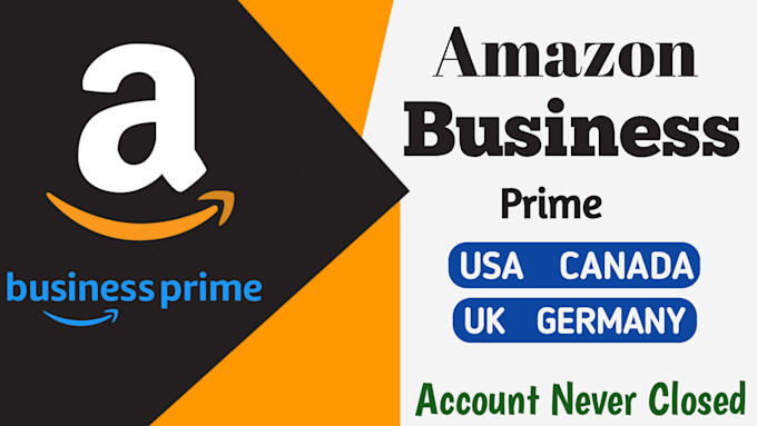 Gig Preview - Create amazon business prime with tax exempt in USA