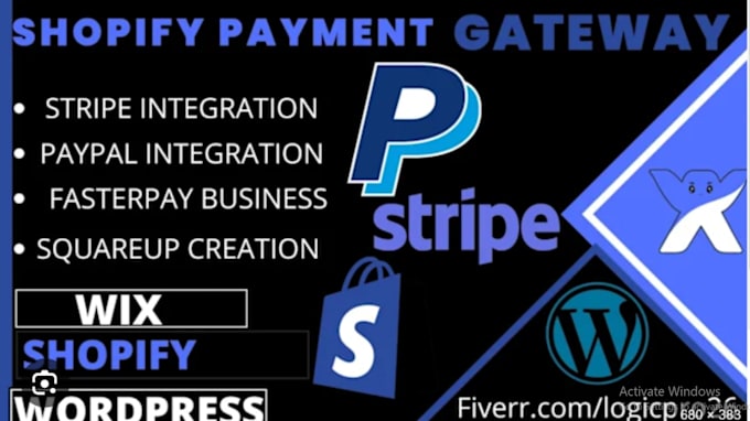 Bestseller - create and integrate verified payment gateway shopify payment stripe paypal