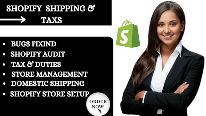 Gig Preview - Be your shopify shipping and tax setup expert