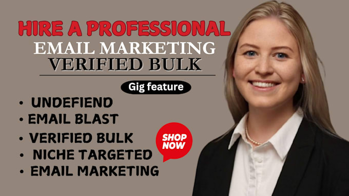 Gig Preview - Find 100k targeted active and verified bulk email  list for email marketing