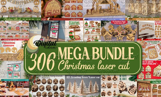 Gig Preview - Send you christmas laser cut mega bundle