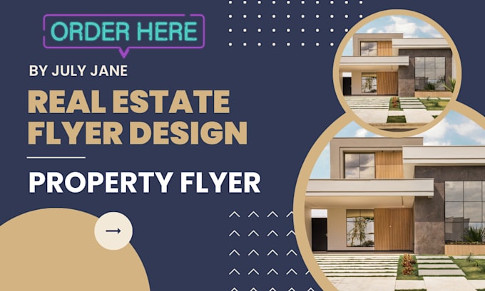 Gig Preview - Design professional real estate flyer property flyer design logo design redesign