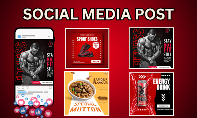 Bestseller - design social media posts, thumbnail, flyers, using canva