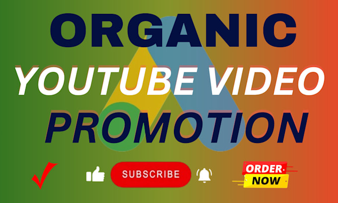 Gig Preview - Organic youtube video promotion for channel growth