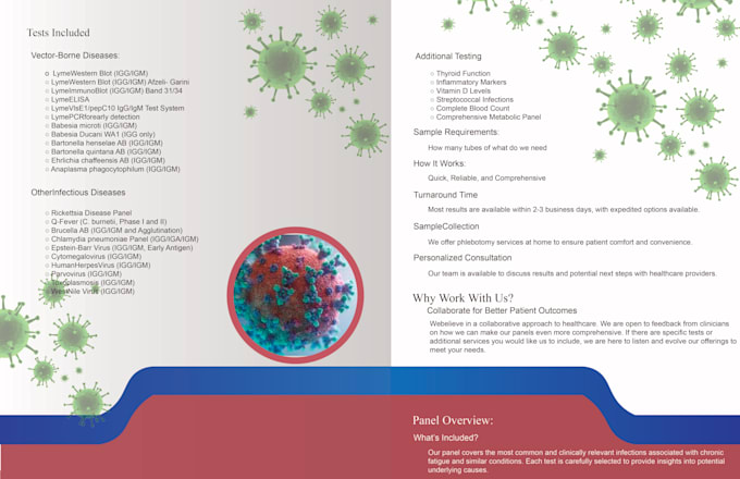 Gig Preview - Create a professional bifold medical brochure