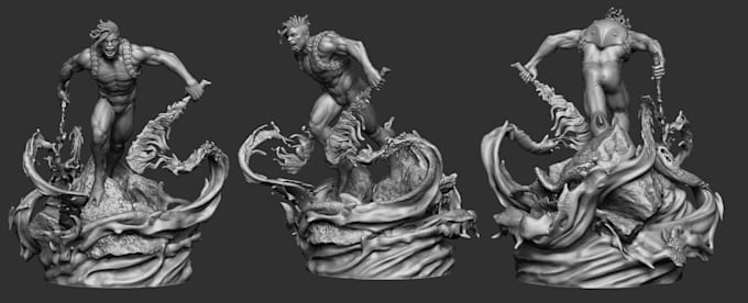 Gig Preview - Model 3d nsfw sculpture,3d game character,nsfw figure,zbrush sculpture,3d modula