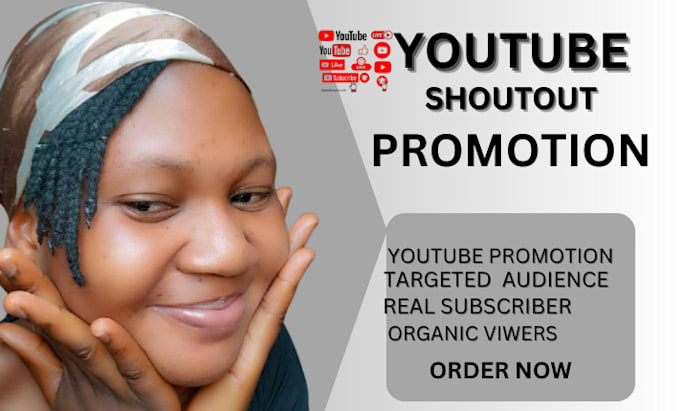 Bestseller - do organic youtube shoutout promotion to gain more active audience