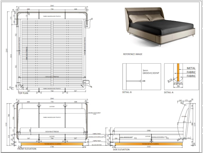 Gig Preview - To create furniture design in details