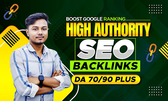 Gig Preview - Do manual high authority SEO backlinks for your website