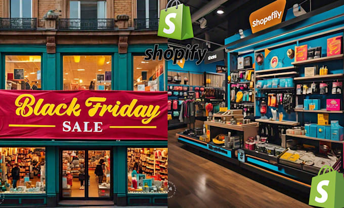 Gig Preview - Boost shopify black friday marketing promotion store black friday shopify sales